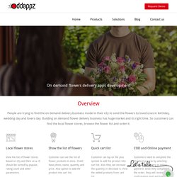 On demand flowers delivery apps development