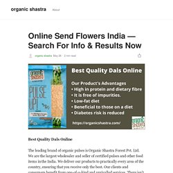 Online Send Flowers India — Search For Info & Results Now
