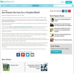 Are Flowers the Cure for a Troubled Mind? - Recyclebank
