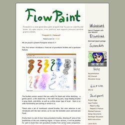 Flowpaint 0.1 Released!