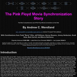 The Pink Floyd Movie Synchronization Story