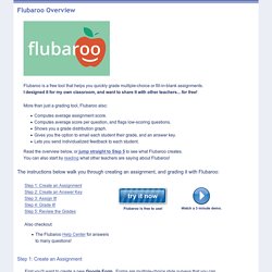 Overview - Welcome to Flubaroo