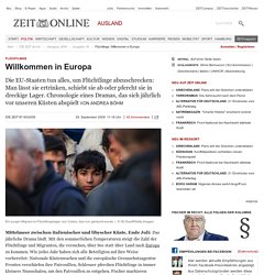 Flüchtlinge: Willkommen in Europa