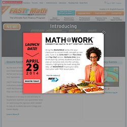 FASTT Math Next Generation's adaptive instruction enables students to develop math fact fluency and automaticity so they can focus on higher math skills.