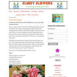 Fluffy Flowers: Flower Pen Tutorial