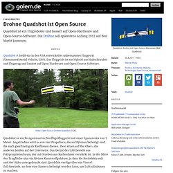 Flugroboter: Drohne Quadshot ist Open Source