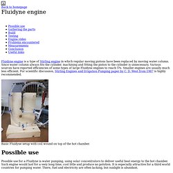 Fluidyne engine 1
