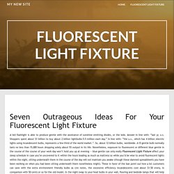 Fluorescent Light Fixture – My New Site