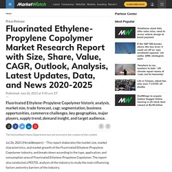 Fluorinated Ethylene-Propylene Copolymer Market Research Report with Size, Share, Value, CAGR, Outlook, Analysis, Latest Updates, Data, and News 2020-2025