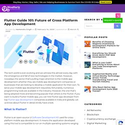 Flutter Guide 101: Future of Cross Platform App Development