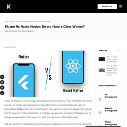 Flutter Vs. React Native