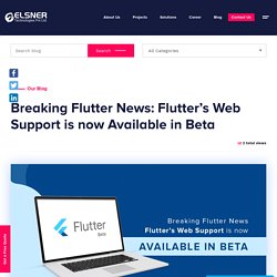 Flutter's Web Support is now Available in Beta Version