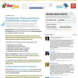 Fluxogramas: Como aumentar a produtividade e reduzir custos» Blog da DoceShop