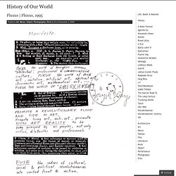 Fluxus, 1995 « History of Our World