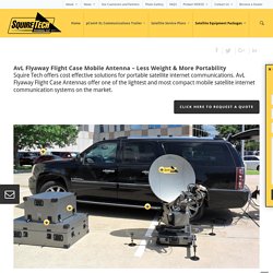 AvL Flyaway Flight Case Mobile Satellite Antenna