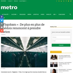 « Flygskam » : les Suédois et l’avion