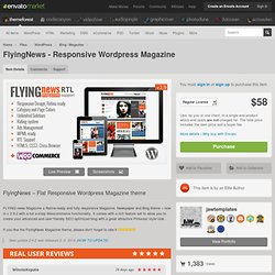 FlyingNews - Responsive Wordpress Magazine