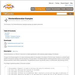 FMEpedia - SherbendGeneralizer Examples