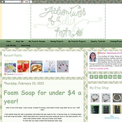 Foam Soap for under $4 a year!