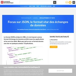 Focus sur JSON, le format star des échanges de données