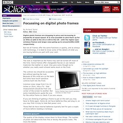 Focussing on digital photo frames