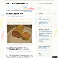 Foie Gras Cuit sous film