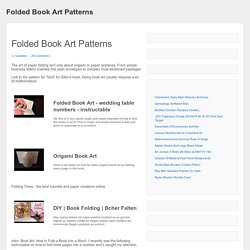 Folded Book Art Patterns