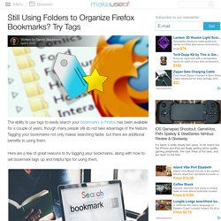 Still Using Folders to Organize Firefox Bookmarks? Try Tags