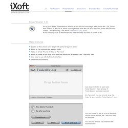 FolderWasher - Freeware tool to delete .DS_Store files
