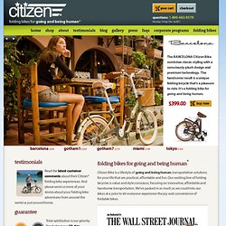Folding Bikes by Citizen Bike