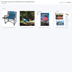 Top Rated Heavy Duty Folding Directors Camping Chairs