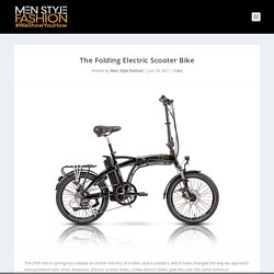 The Folding Electric Scooter Bike