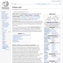 Folinic acid · b9