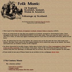 Folk Music of Scotland