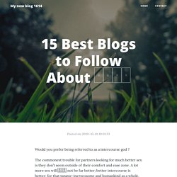 15 Best Blogs to Follow About 유흥알바