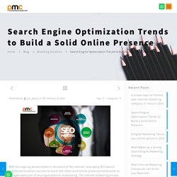 SEO trends followed by reliable search engine optimization company India