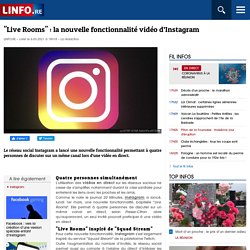 "Live Rooms": la nouvelle fonctionnalité vidéo d’Instagram - LINFO.re - Magazine, High-Tech