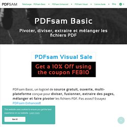 Fonctionnalités - PDFsam Basic