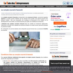 Le compte courant d'associé : fonctionnement, intérêt, remboursement...