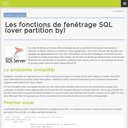 SOAT Blog » Les fonctions de fenêtrage SQL (over partition by)