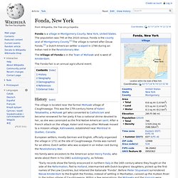 Fonda, New York