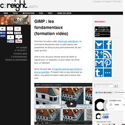 GIMP : les fondamentaux (formation vidéo)