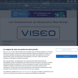 Les fondamentaux du Responsive Web Design