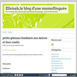 petits gâteaux fondants aux mûres et leur coulis - Elleisab,le blog d'une momoflinguée