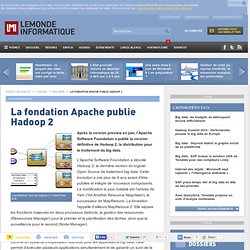La fondation Apache publie Hadoop 2