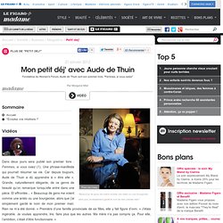 Fondatrice du Women's Forum, Aude de Thuin sort son premier livre, "Femmes, si vous osiez" - Mon petit déj' avec Aude de Thuin