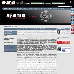 fondements théoriques de la méthode isma360° - skema expert