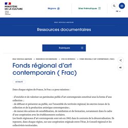 Fonds régional d’art contemporain ( Frac)