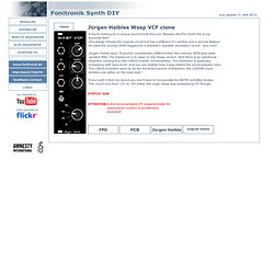 fonitronik modular synth diy