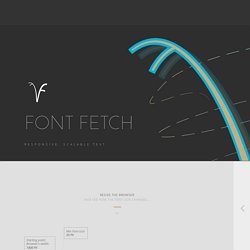 Font-Fetch-Muse-widget
